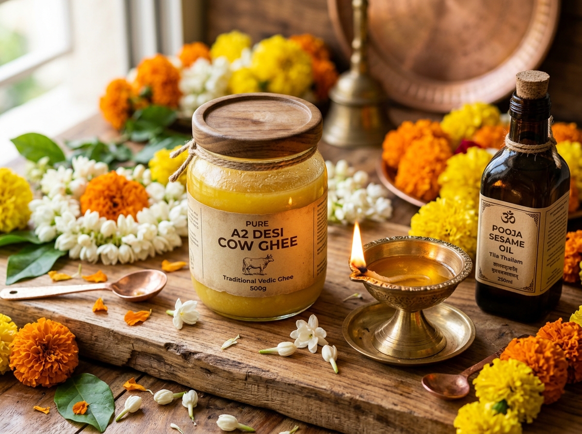 Sacred Oils & Pure Ghee